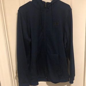 Under armour zip up sweatshirt
